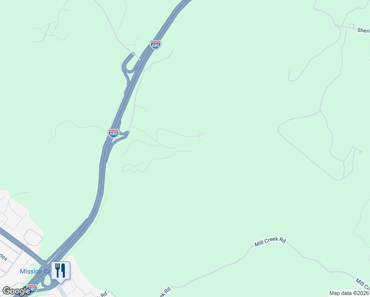 map of restaurants, bars, coffee shops, grocery stores, and more near 42300 Vargas Road in Fremont