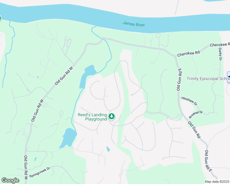 map of restaurants, bars, coffee shops, grocery stores, and more near 3931 Reeds Landing Circle in Midlothian