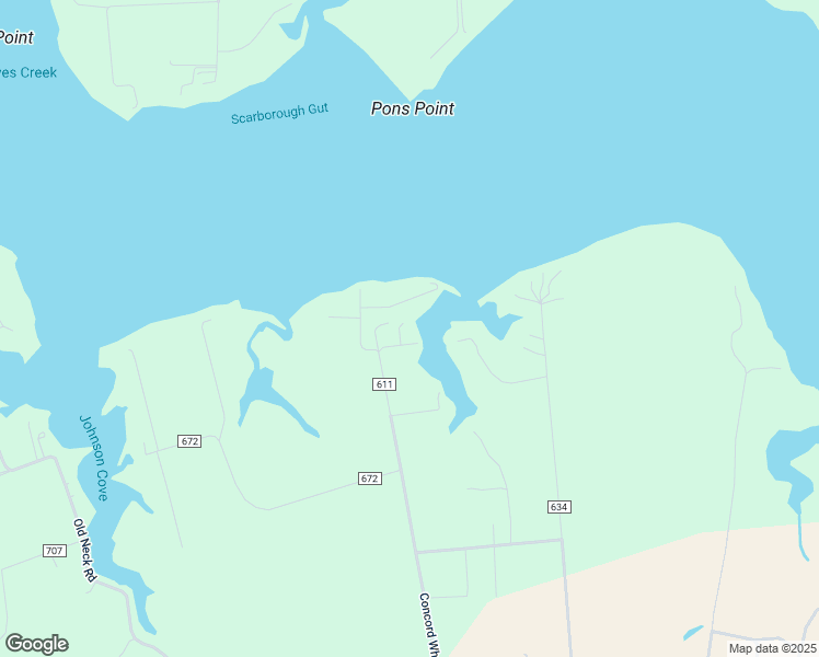 map of restaurants, bars, coffee shops, grocery stores, and more near 7075 Captain Johnson Lane in Exmore