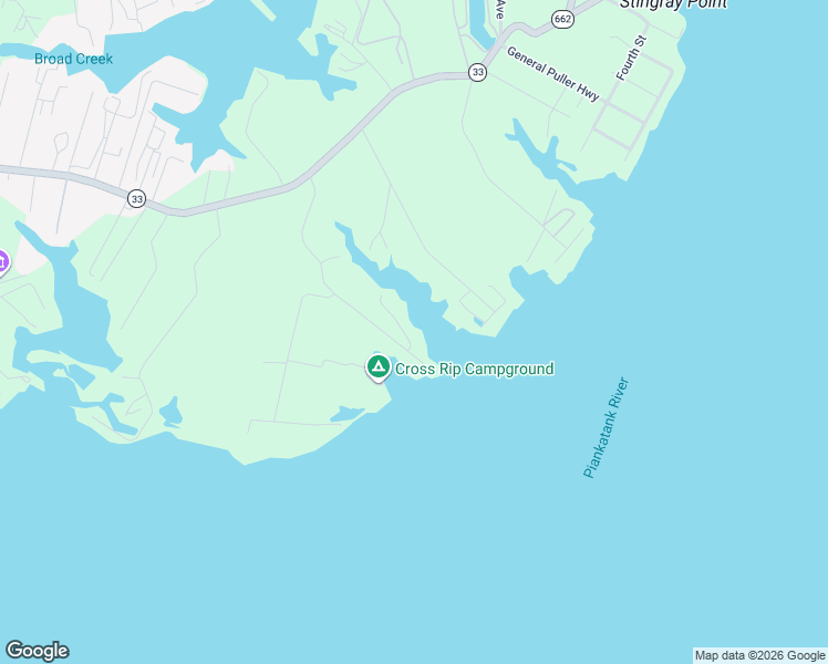 map of restaurants, bars, coffee shops, grocery stores, and more near 10 Lake Avenue in Deltaville