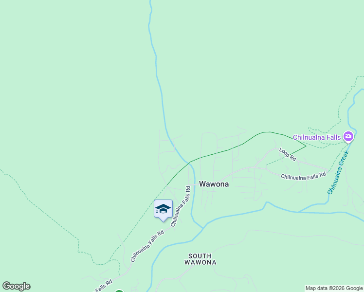 map of restaurants, bars, coffee shops, grocery stores, and more near 2646 Mariposa Avenue in Wawona