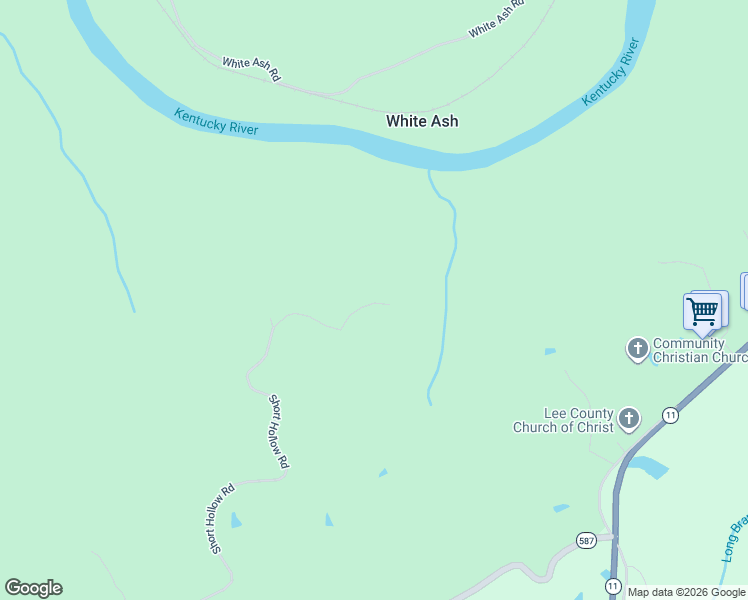 map of restaurants, bars, coffee shops, grocery stores, and more near 311 Short Hollow Subd Road in Beattyville