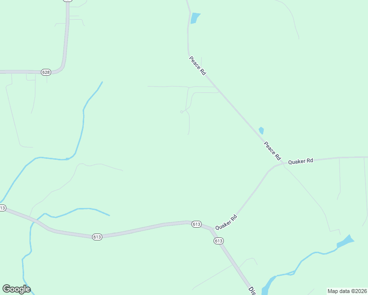 map of restaurants, bars, coffee shops, grocery stores, and more near 8990 Peace Road in Quinton