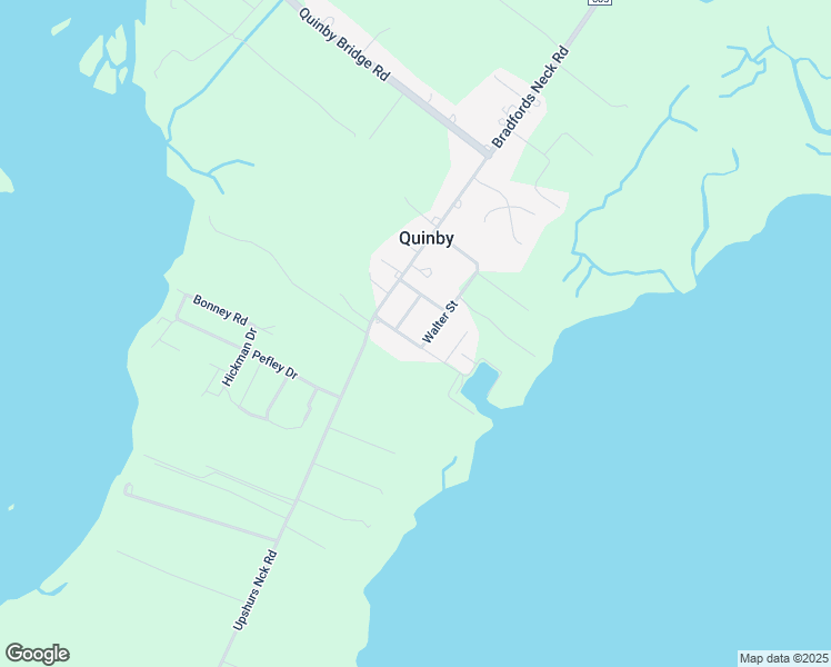 map of restaurants, bars, coffee shops, grocery stores, and more near 20161 Harbor Point Road in Quinby