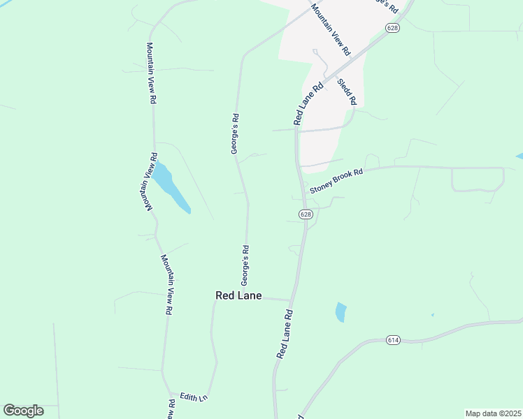 map of restaurants, bars, coffee shops, grocery stores, and more near 2334 George's Road in Powhatan