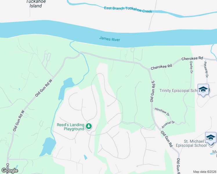map of restaurants, bars, coffee shops, grocery stores, and more near 3831 Reeds Landing Circle in Midlothian