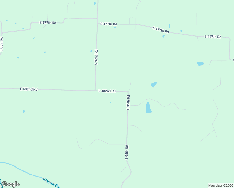 map of restaurants, bars, coffee shops, grocery stores, and more near 936 East 482nd Road in Bolivar