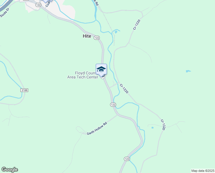 map of restaurants, bars, coffee shops, grocery stores, and more near Highway 122 in Martin