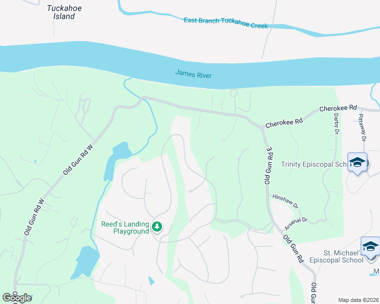 map of restaurants, bars, coffee shops, grocery stores, and more near 3831 Reeds Landing Circle in Midlothian