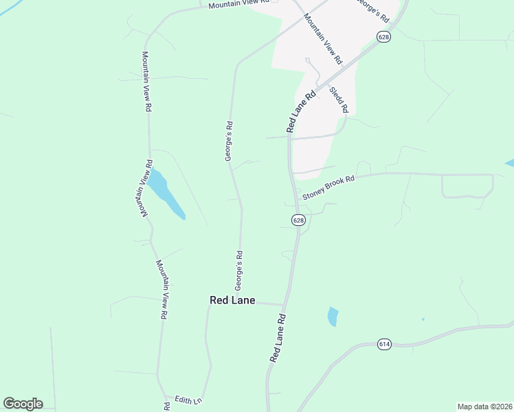 map of restaurants, bars, coffee shops, grocery stores, and more near 2334 George's Road in Powhatan