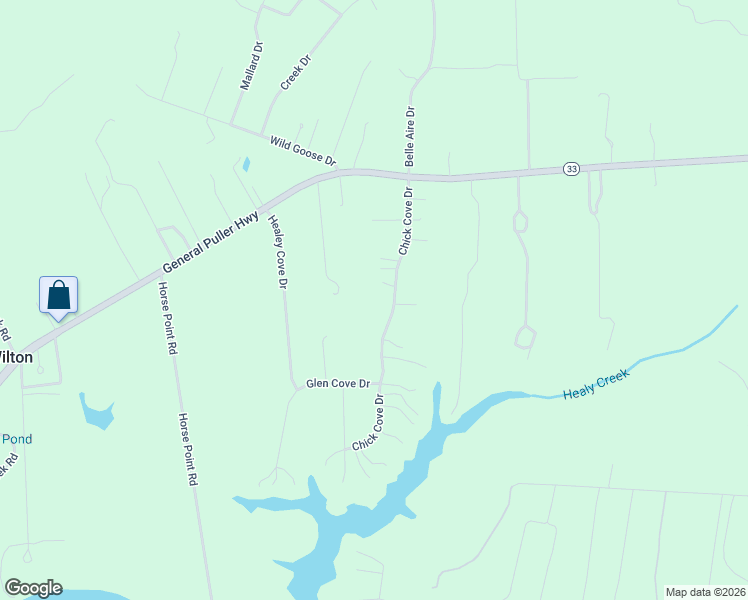 map of restaurants, bars, coffee shops, grocery stores, and more near 342 Chick Cove Drive in Hardyville