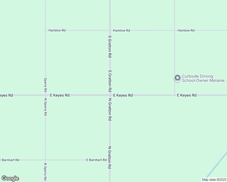 map of restaurants, bars, coffee shops, grocery stores, and more near 11007 East Keyes Road in Denair