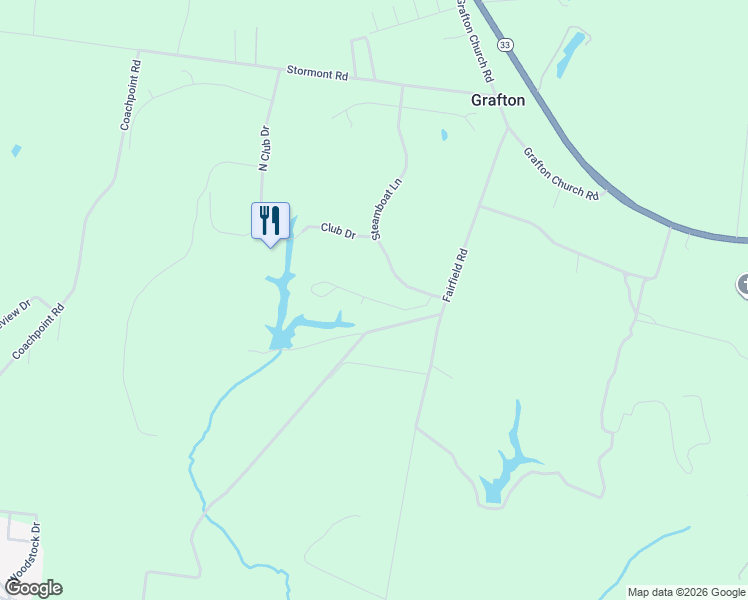 map of restaurants, bars, coffee shops, grocery stores, and more near 333 Highgate Lane in Hartfield