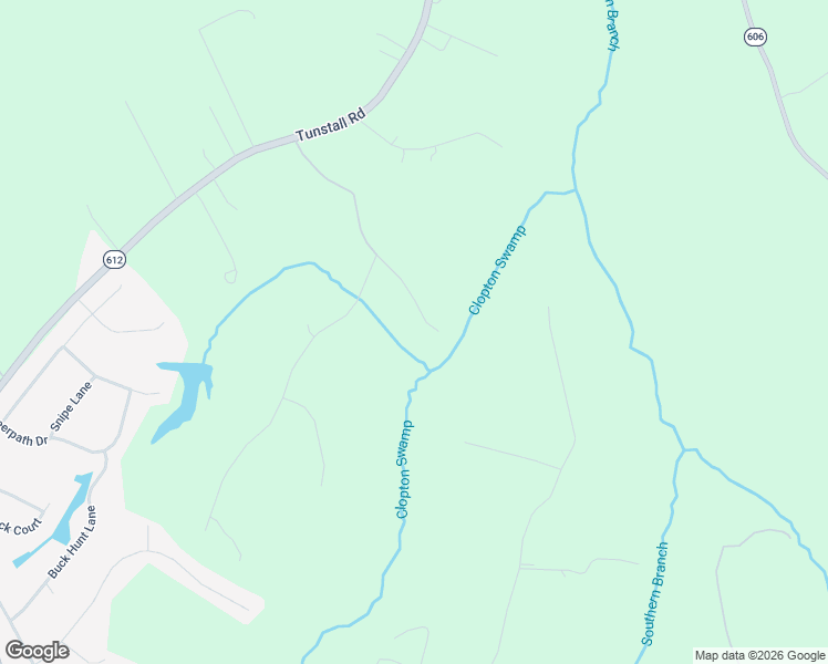 map of restaurants, bars, coffee shops, grocery stores, and more near 9905 Old Dirt Rd in New Kent