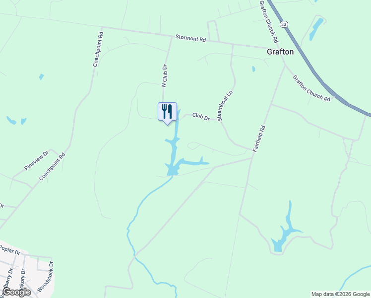 map of restaurants, bars, coffee shops, grocery stores, and more near 333 Highgate Lane in Hartfield