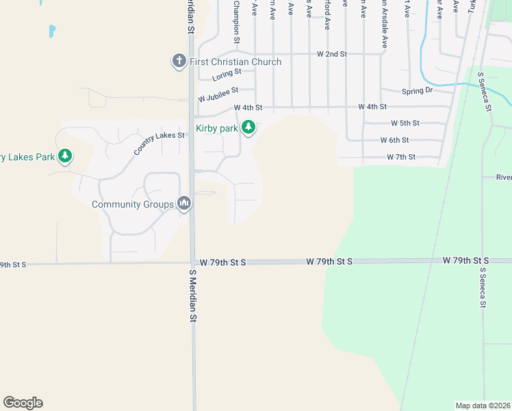map of restaurants, bars, coffee shops, grocery stores, and more near 925 South Melvin Court in Haysville