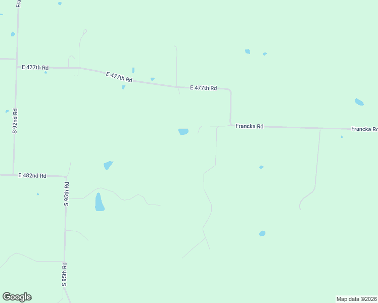 map of restaurants, bars, coffee shops, grocery stores, and more near 1014 East 480th Road in Bolivar