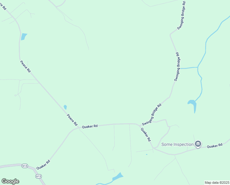 map of restaurants, bars, coffee shops, grocery stores, and more near 1642 Quaker Road in Quinton