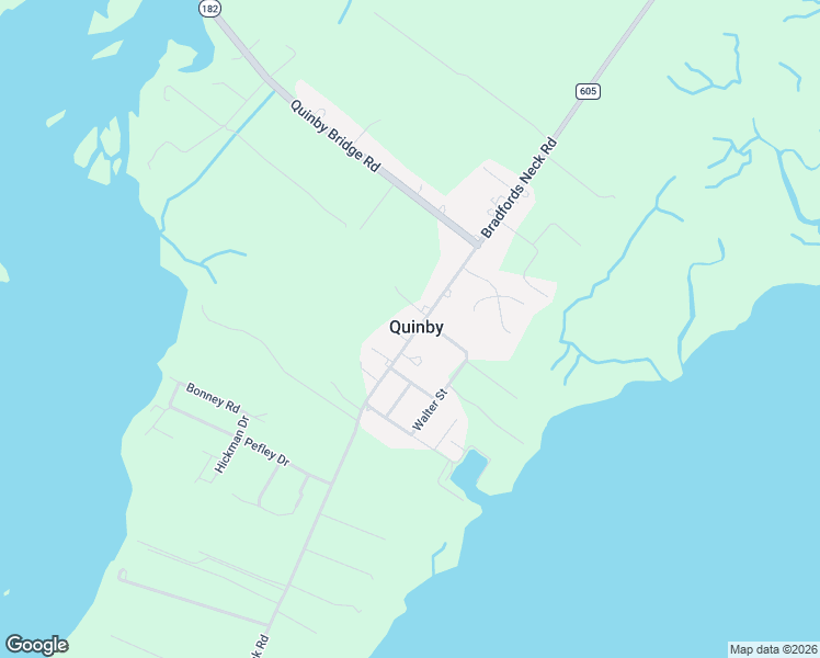 map of restaurants, bars, coffee shops, grocery stores, and more near in Quinby