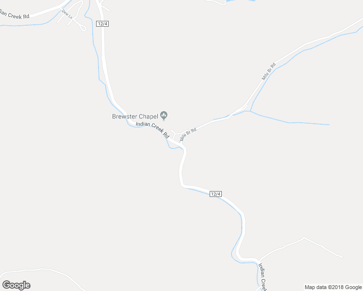 map of restaurants, bars, coffee shops, grocery stores, and more near Indian Creek Road in Brenton