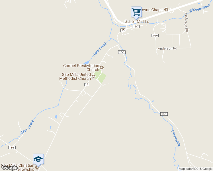 map of restaurants, bars, coffee shops, grocery stores, and more near 577 Zenith Road in Gap Mills