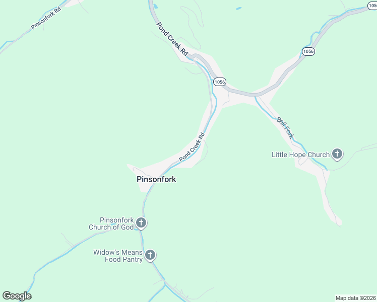 map of restaurants, bars, coffee shops, grocery stores, and more near 3669-4191 Pond Creek Road in Pike