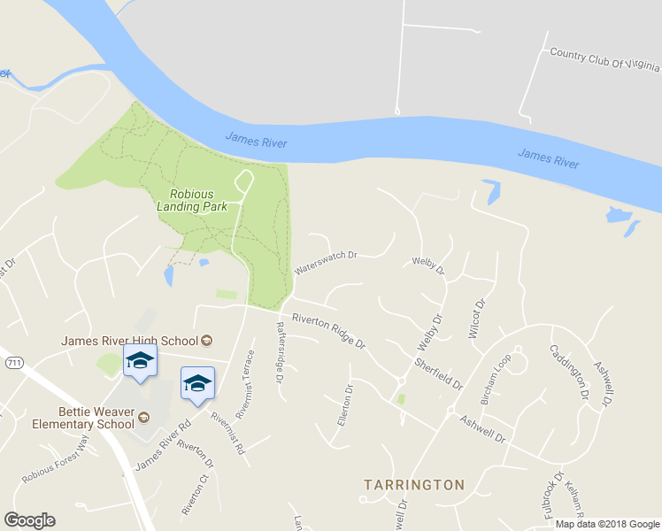 map of restaurants, bars, coffee shops, grocery stores, and more near 4042 Waterswatch Drive in Midlothian