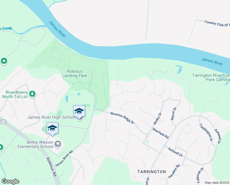map of restaurants, bars, coffee shops, grocery stores, and more near 4025 Waterswatch Dr in Midlothian