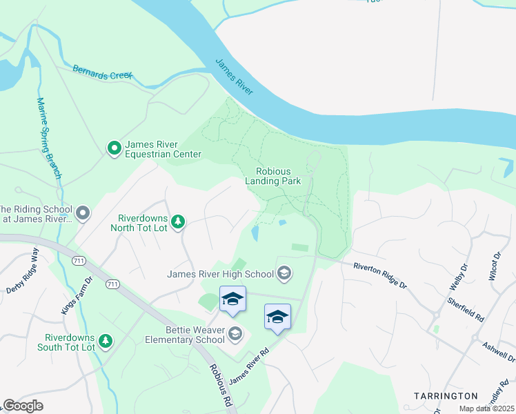 map of restaurants, bars, coffee shops, grocery stores, and more near 14119 Grace Wood Court in Midlothian