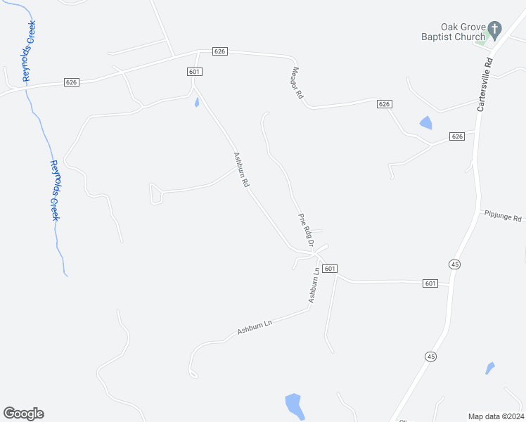 map of restaurants, bars, coffee shops, grocery stores, and more near Ashburn Road in Cumberland