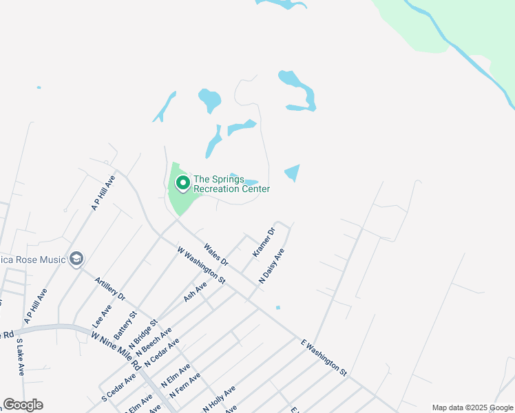 map of restaurants, bars, coffee shops, grocery stores, and more near 409 Lee Avenue in Henrico