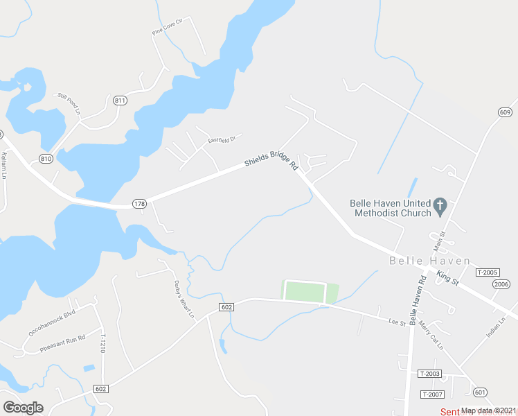 map of restaurants, bars, coffee shops, grocery stores, and more near 14384 Shields Bridge Road in Belle Haven