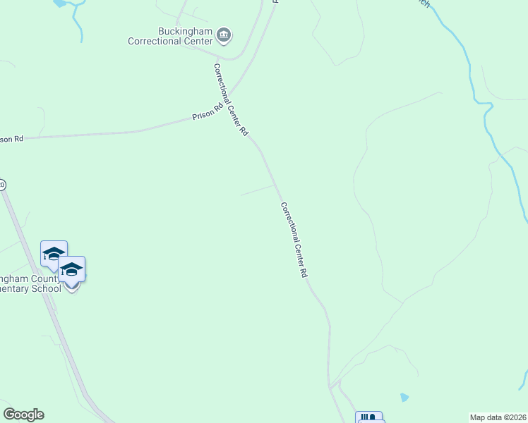 map of restaurants, bars, coffee shops, grocery stores, and more near 793 Correctional Center Road in Dillwyn