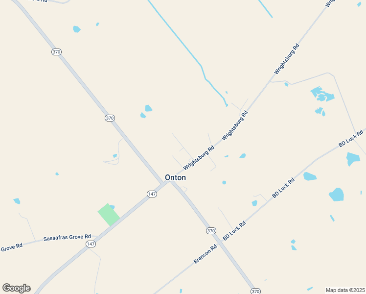 map of restaurants, bars, coffee shops, grocery stores, and more near Tatting Avenue in Onton