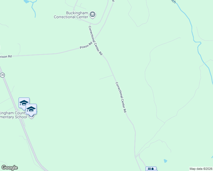 map of restaurants, bars, coffee shops, grocery stores, and more near 793 Correctional Center Road in Dillwyn