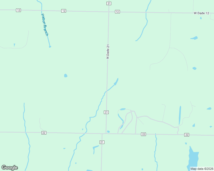 map of restaurants, bars, coffee shops, grocery stores, and more near County Road 21 in Jerico Springs