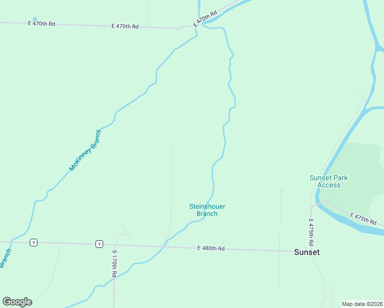 map of restaurants, bars, coffee shops, grocery stores, and more near 4754 South 172nd Road in Bolivar