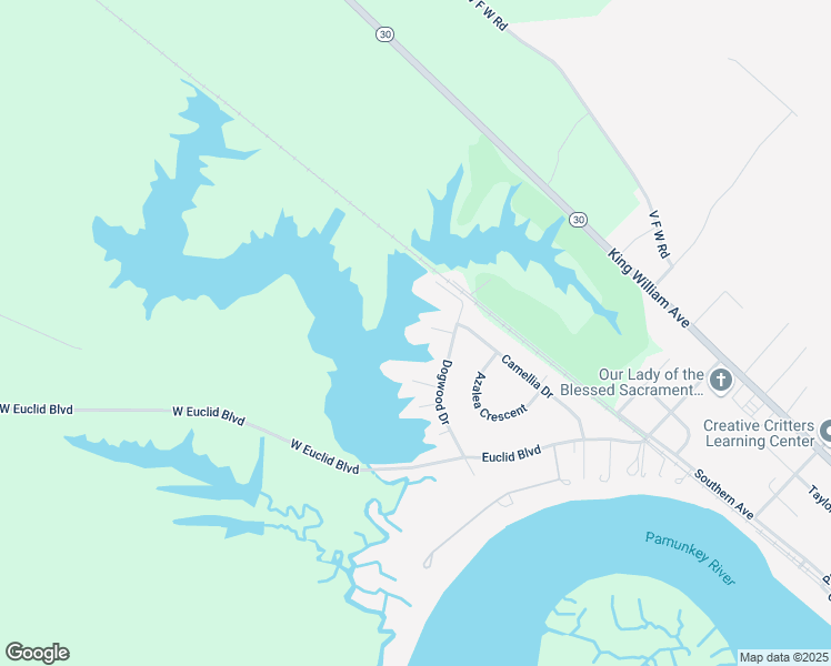 map of restaurants, bars, coffee shops, grocery stores, and more near 4170 Tanager Court in West Point