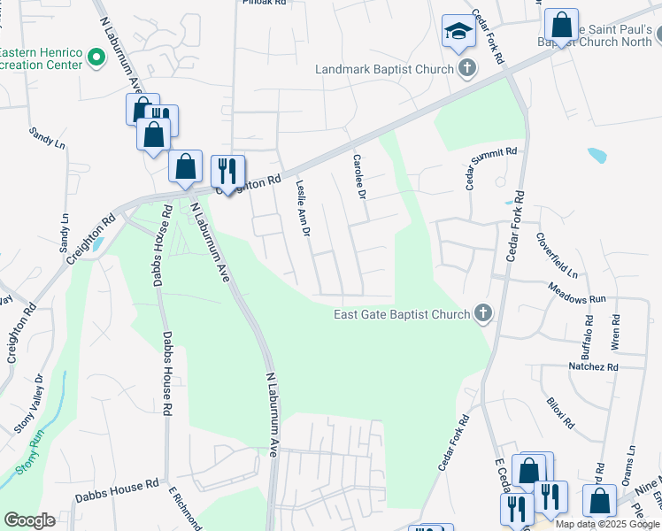 map of restaurants, bars, coffee shops, grocery stores, and more near 1026 Aubuchon Road in Richmond