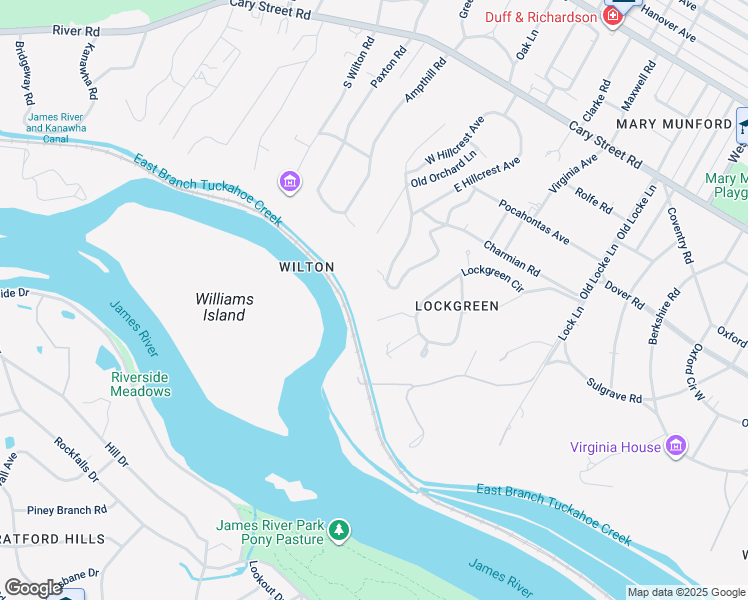 map of restaurants, bars, coffee shops, grocery stores, and more near 317 Charmian Road in Richmond