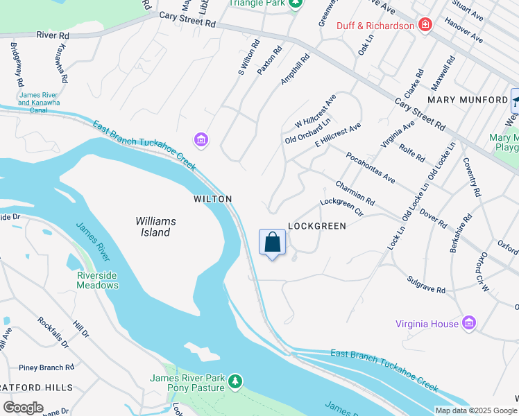 map of restaurants, bars, coffee shops, grocery stores, and more near 325 Charmian Road in Richmond