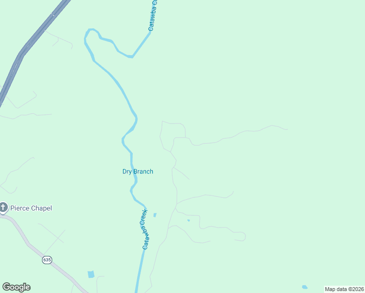 map of restaurants, bars, coffee shops, grocery stores, and more near 1199 Kyles Mill Road in Buchanan