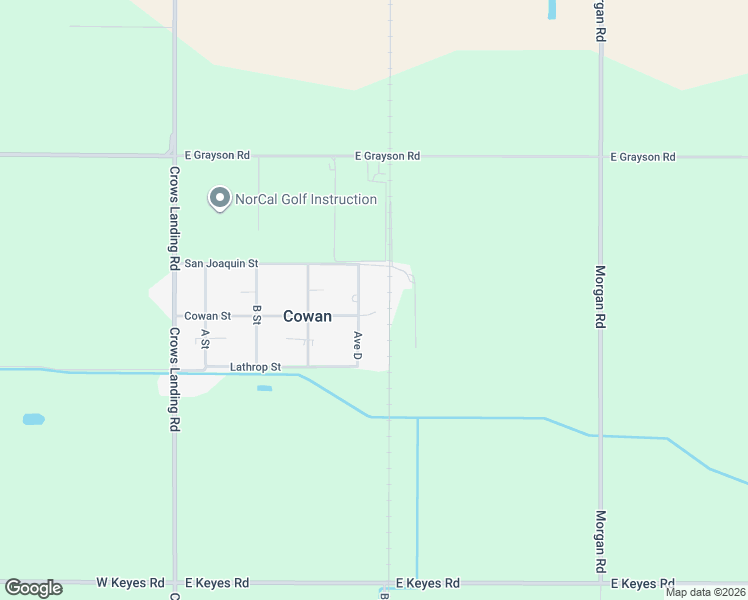 map of restaurants, bars, coffee shops, grocery stores, and more near 5224 Avenue D in Modesto