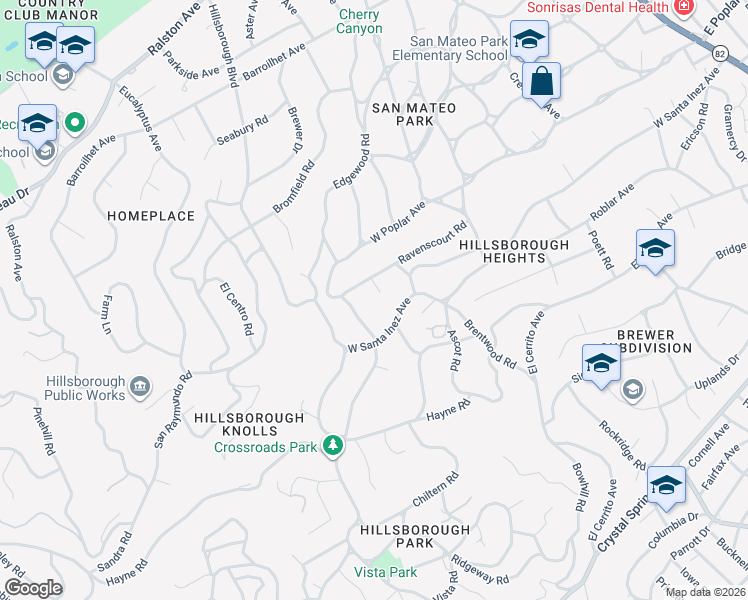 map of restaurants, bars, coffee shops, grocery stores, and more near 20 Mc Kenzie Court in Hillsborough