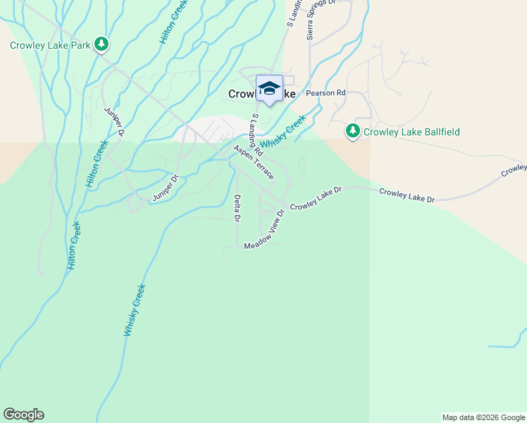 map of restaurants, bars, coffee shops, grocery stores, and more near 117 Lake Manor Place in Mammoth Lakes