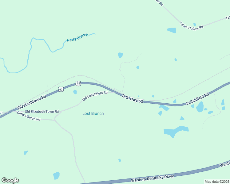 map of restaurants, bars, coffee shops, grocery stores, and more near 17516 Leitchfield Road in Big Clifty