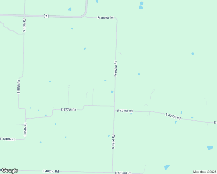 map of restaurants, bars, coffee shops, grocery stores, and more near 4787 South 92nd Road in Bolivar