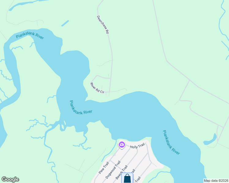 map of restaurants, bars, coffee shops, grocery stores, and more near 421 River Road Circle in Saluda
