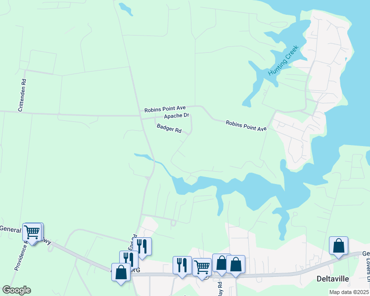 map of restaurants, bars, coffee shops, grocery stores, and more near 93 Wolverine Road in Middlesex
