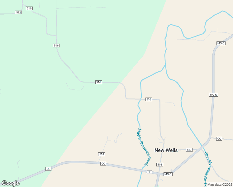 map of restaurants, bars, coffee shops, grocery stores, and more near 1007 County Road 516 in Altenburg